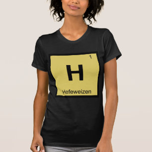 Camiseta H - Tabela Periódica da Química da Cerveja Hefewei