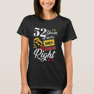 Camiseta Há 52 Anos Que A Senhora Sempre Engraçada Casais A