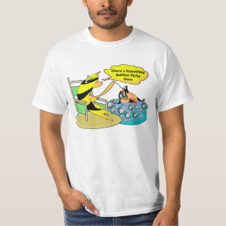 Camiseta Há algo preferencialmente duvidoso aqui