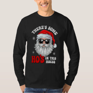 Camiseta Há Algumas Vadias Nesta Casa Natal Papai Noel Cla
