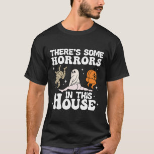 Camiseta Há alguns horrores nesta casa Ghost Pumpkin H