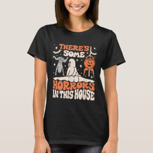 Camiseta Há alguns horrores nesta casa Ghost Pumpkin H