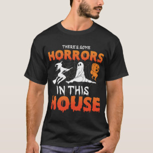 Camiseta Há alguns horrores nesta casa Ghost Pumpkins