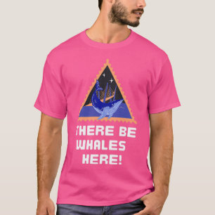 Camiseta Há Baleias Aqui