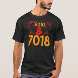 Camiseta Há Dois Tipos De BACKPRIN Pessoas 6010 E 7018