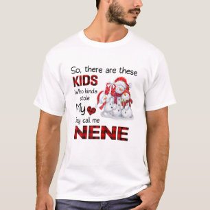 Camiseta Há essas crianças que me chamam de Nene Snowman