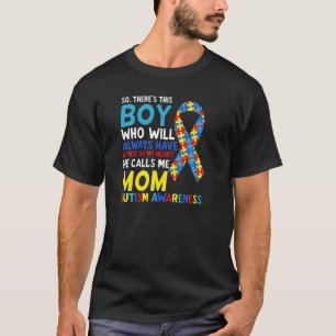 Camiseta Há Esse Menino Ele Me Chama De Mãe Mamãe Autismo C