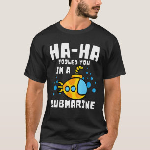 Camiseta Ha Ha te enganou... sou um submarino da praia de f
