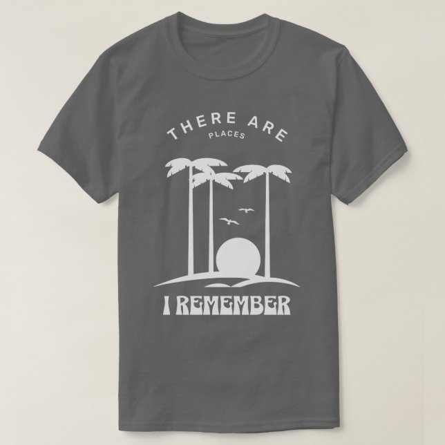 Camiseta Há lugares que me lembro (Frente do Design)