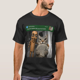 Camiseta Há Movimento Na Porta Da Frente Tung Tung Tung Sah