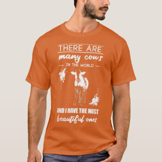 Camiseta Há Muitas Vacas Presentes Para Uma Agricultura