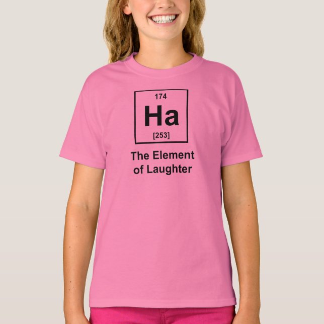Camiseta Ha, O Elemento do Rir (Frente)