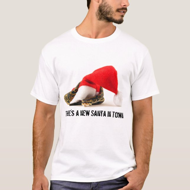 Camiseta Há papai noel novo na cidade (Frente)