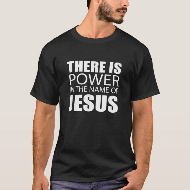 Camiseta Há Poder Em Nome De Jesus (Frente)