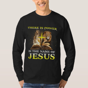 Camiseta Há Poder Em Nome De Jesus Lion Christian