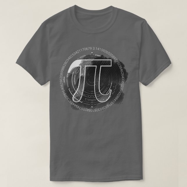 Camiseta Há sempre espaço para Pi (Frente do Design)