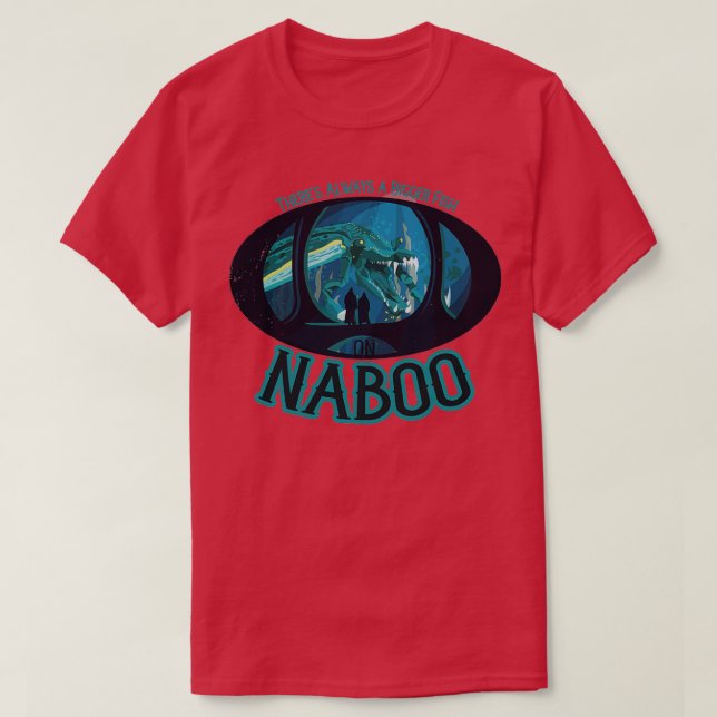 Camiseta Há sempre um peixe maior (Frente do Design)