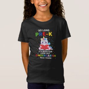 Camiseta Há tanto tempo, pré-k, tem sido divertido cuidar d