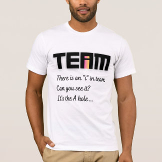 Camiseta Há um eu no time engraçado