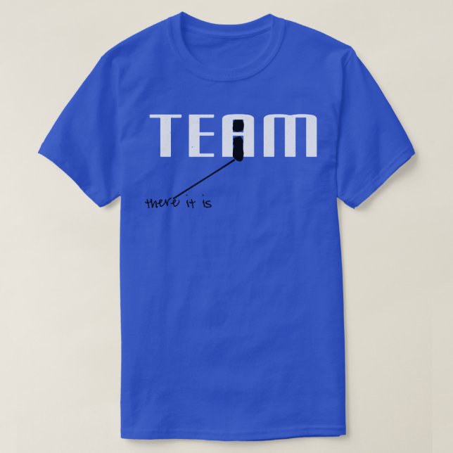 Camiseta Há um i no TEAM (Frente do Design)