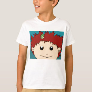 Camiseta Há um inseto em meu cabelo