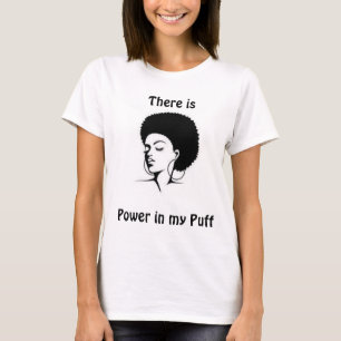 Camiseta Há um poder em meu t-shirt do sopro