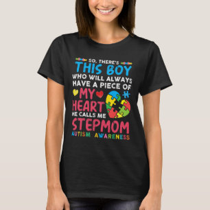 Camiseta Há um rapaz que ele me chama de Stepman Autism Awa