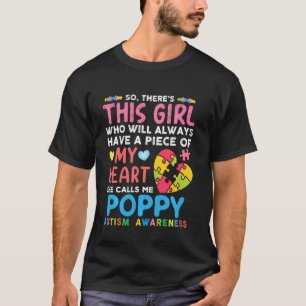 Camiseta Há uma garota que me chama de Poppy Conscientizaçã