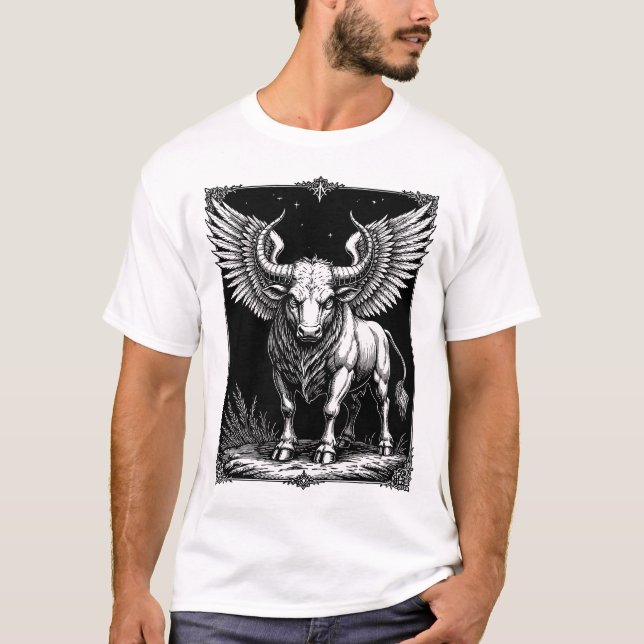 Camiseta Haagenti A Fera do Sigilo Branco (Frente)