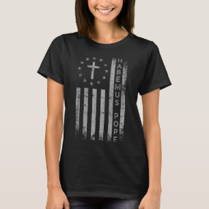 Camiseta Habemus Papam Papa Leo Xiv Igreja Católica Christi