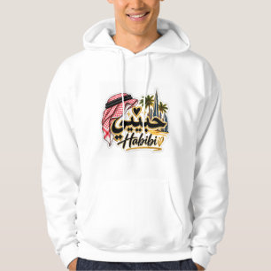 Camiseta Habibi Caligrafia Árabe Dubai