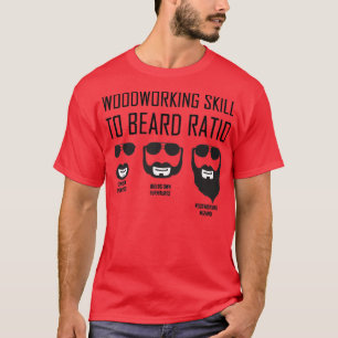 Camiseta Habilidade Engraçada Em Madeira Para O Rácio 1