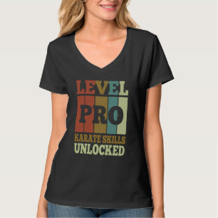 Camiseta Habilidades de Karate Pro Desbloqueadas Estilo Vin