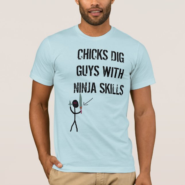 Camiseta Habilidades de Ninja (Frente)