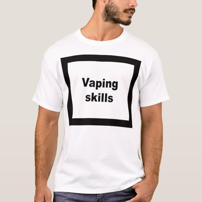 Camiseta Habilidades de Vaping (Frente)