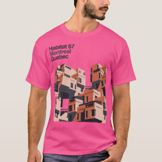 Camiseta Habitat 67 Retro Poster