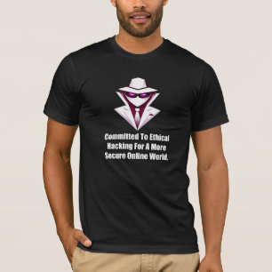 Camiseta Hackeando Eticamente um Mundo Online Seguro
