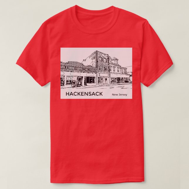 Camiseta Hackensack Nova Jersey (Frente do Design)