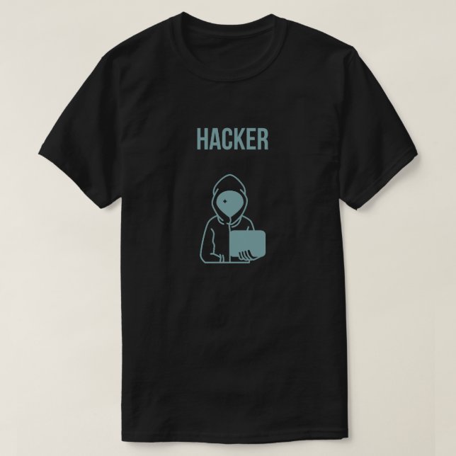 camiseta hacker (Frente do Design)