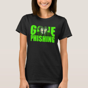 Camiseta Hacker de segurança cibernética do Phishing invadi