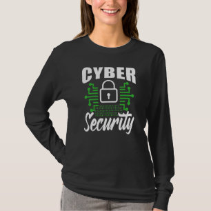 Camiseta Hacker do Hack da Segurança Cibernética Hackeando