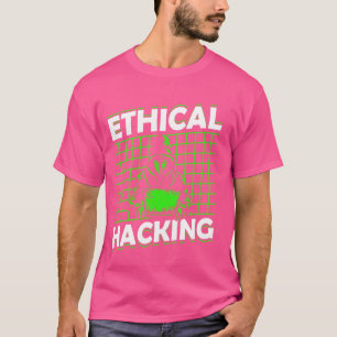 Camiseta Hacker Ético Hackeando Computador Hackeando-O Hack