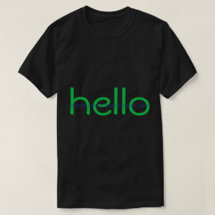 Camiseta Hacker Hello e Bye Binary Message Tee
