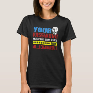 Camiseta Hacker M do Hacker do Nerd do Programador do Compu