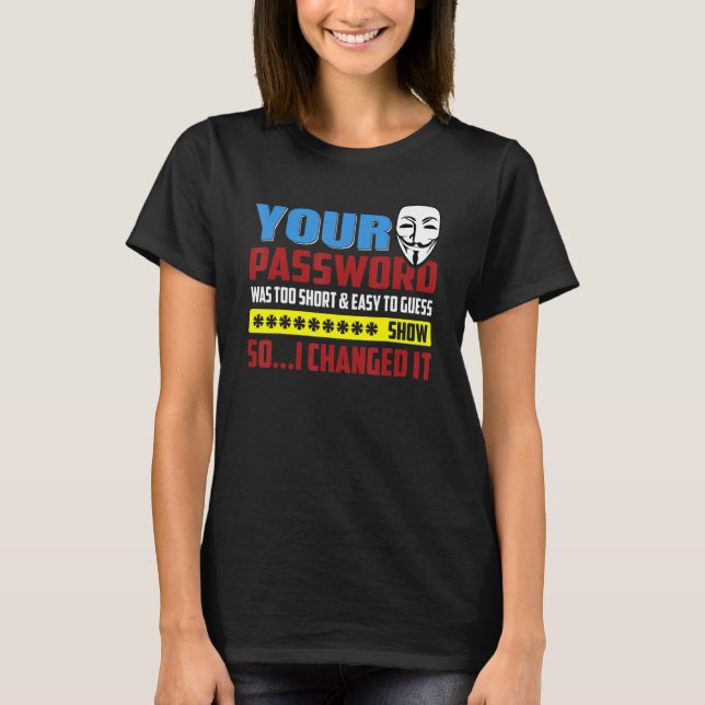 Camiseta Hacker M do Hacker do Nerd do Programador do Compu (Frente)