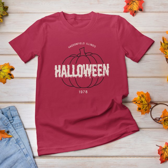 Camiseta Haddonfield Illinois halloween 1978 (Criador carregado)