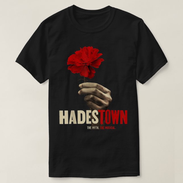 Camiseta Hadestown - Flor Hadestown - Hadestown A Música (Frente do Design)