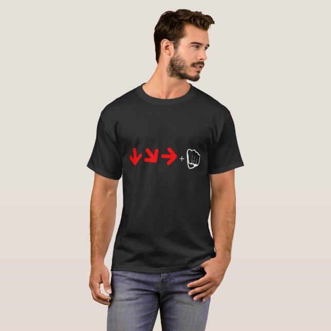 CAMISETA "HADOUKEN " (Frente Completa)