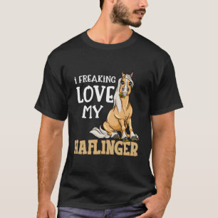 Camiseta Haflinger Horse Eu Amo Meu Haflinger