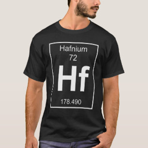 Camiseta Háfnio Elemento Figurino Mesa Periódica Química F